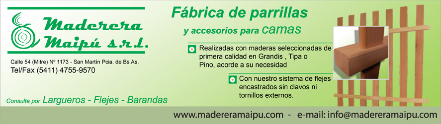 Maderera Maipu banner