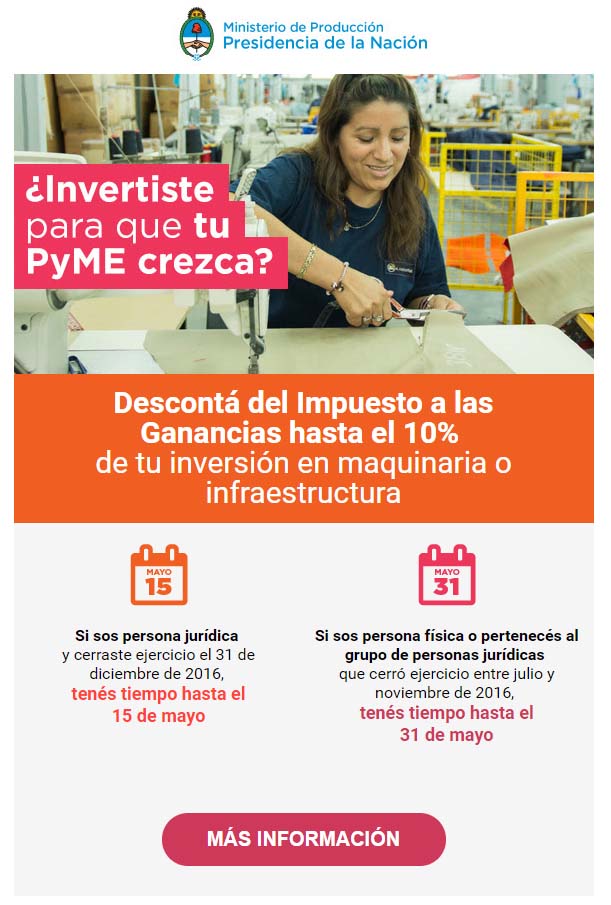 Régimen de Fomento a las Inversiones