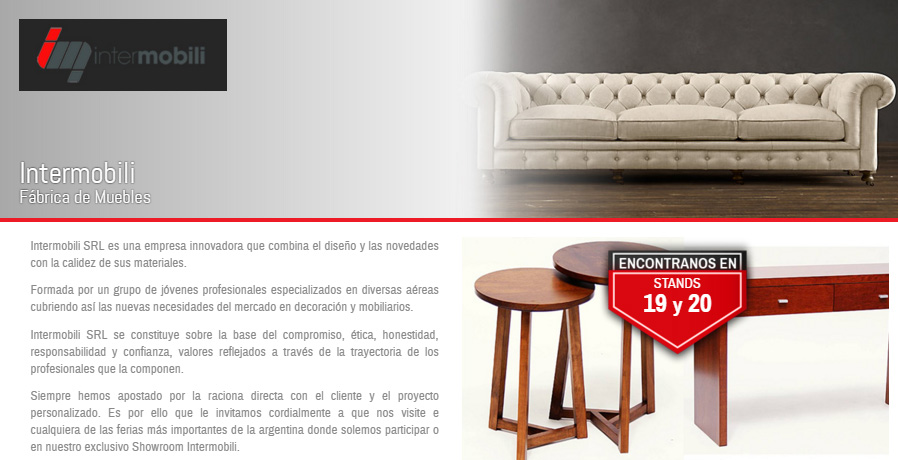 Intermobili participa de Expo Mueble x Mayor