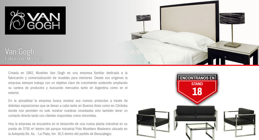 Van Gogh participa de Expo Mueble x Mayor